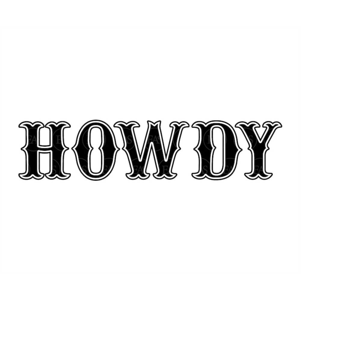 Howdy Svg, Cowboy Svg, Western Font Svg, Cowgirl Svg. Vector - Inspire ...