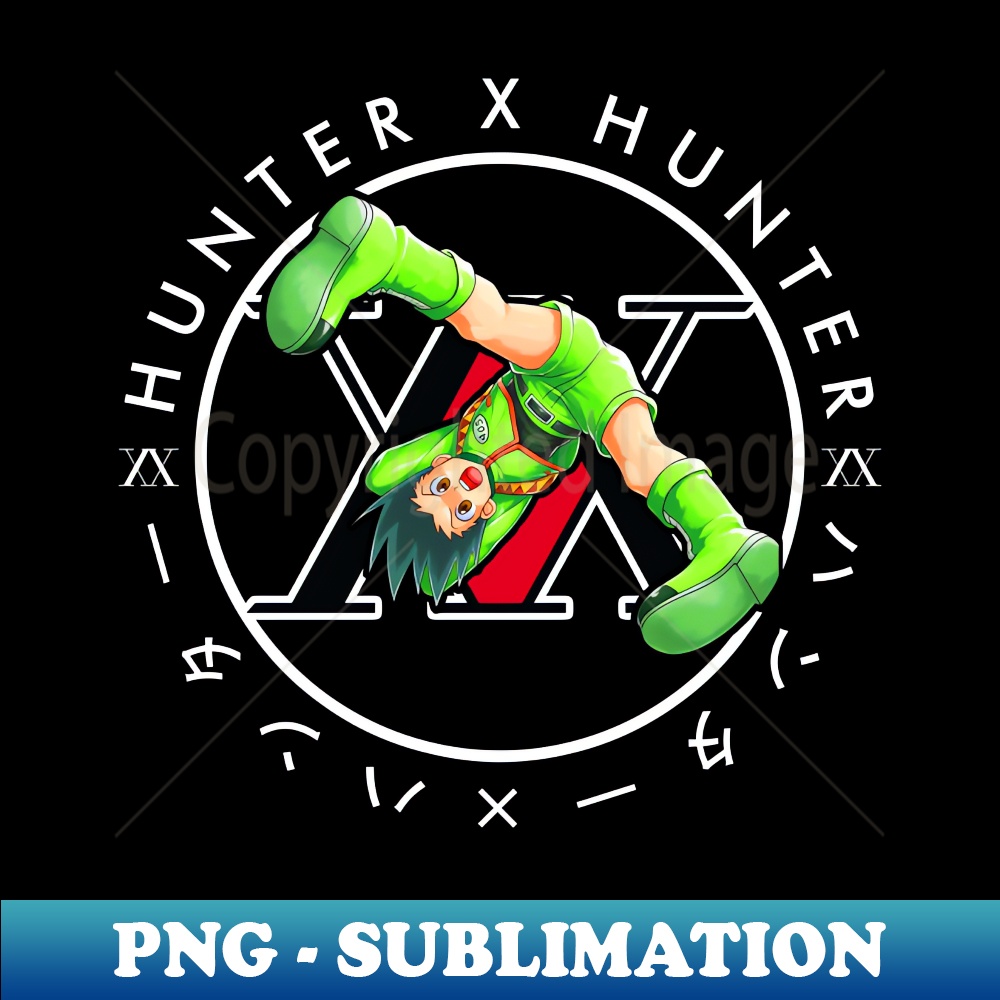 Gon Lettering Gon Freecss Circle Text - PNG Sublimation Digital Download - | Inspire ...