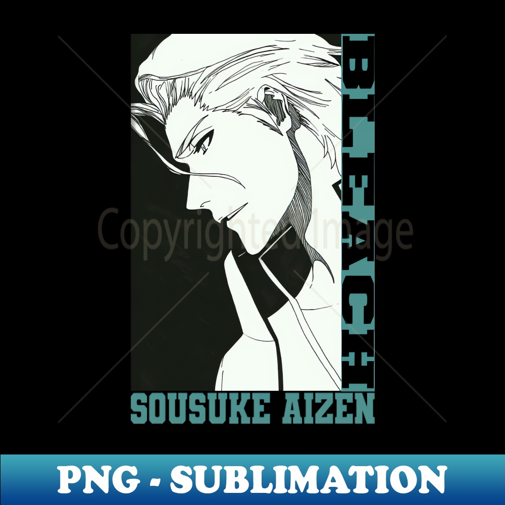 Sosuke Aizen Bleach Exclusive PNG Sublimation Download T Inspire