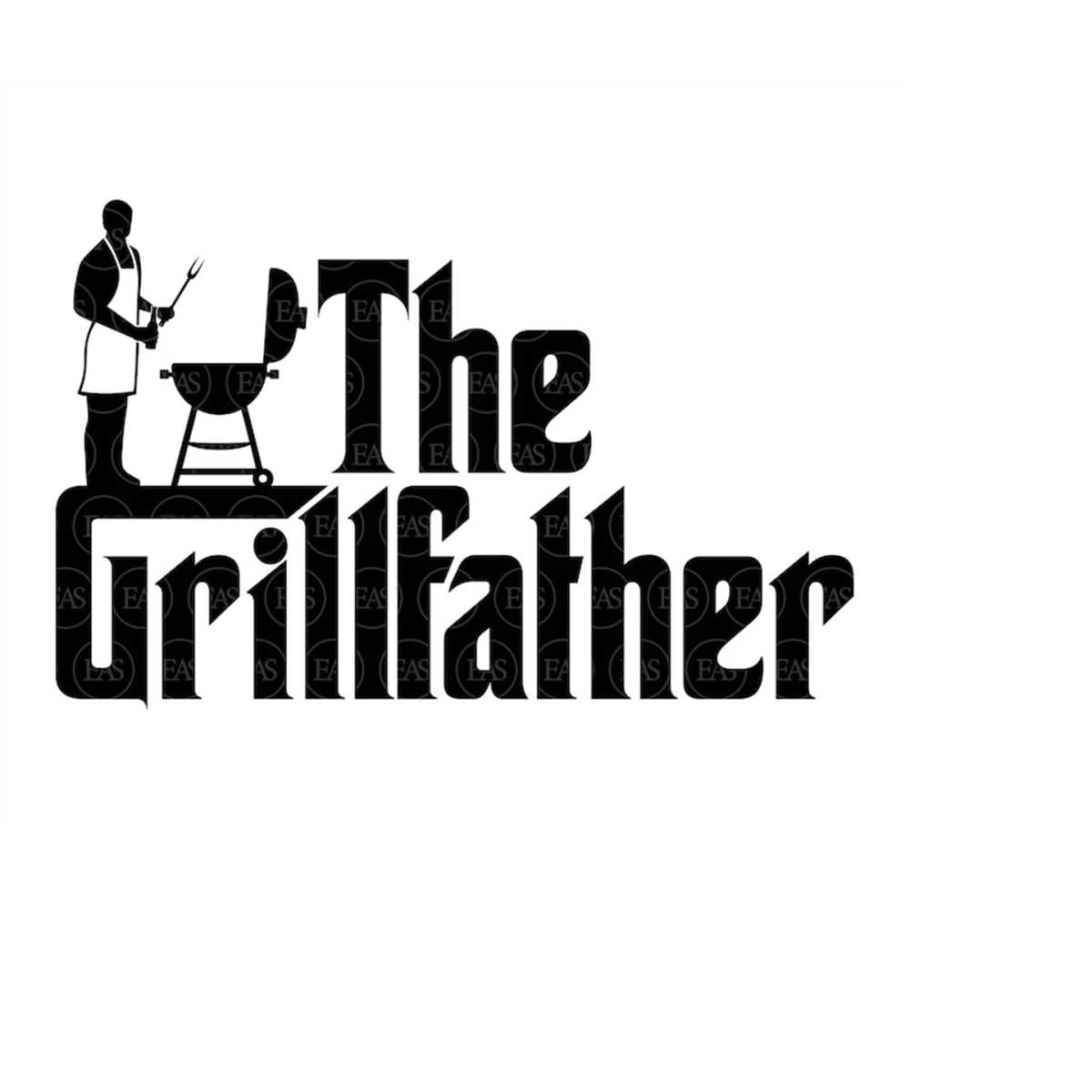 The Grillfather Svg, Grill Master Svg, Chef Svg, Cook Svg, B Inspire