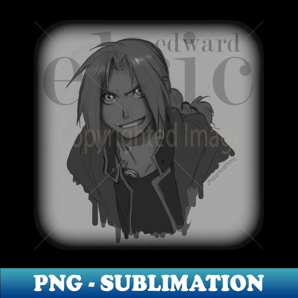 Edward Elric Icon Series - Artistic Sublimation Digital | Inspire Uplift