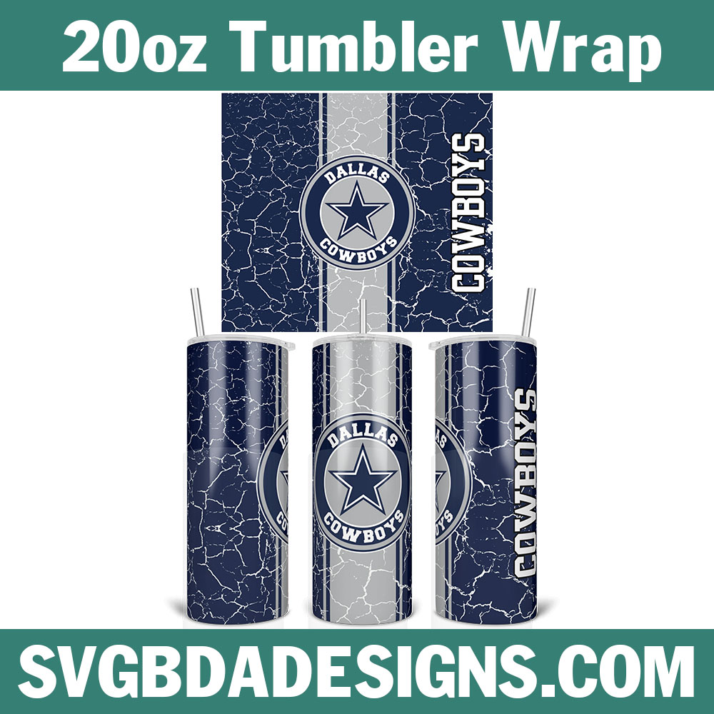 Skinny 20oz Dallas Cowboys Tumbler Wrap, Dallas Cowboys Tumb - Inspire ...