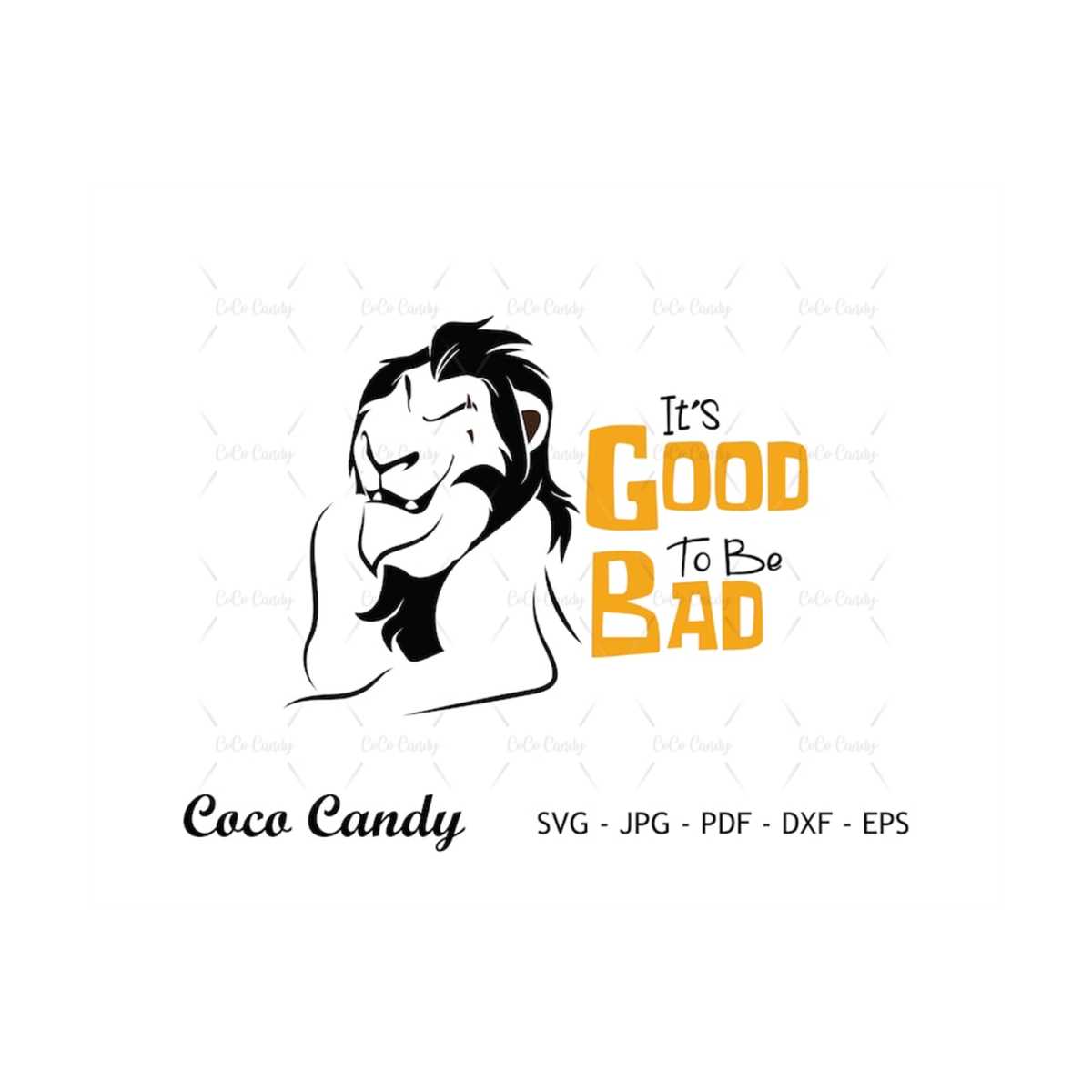 Scar Good To Be Bad Svg | Lion King Svg | Quote Svg | Lion S | Inspire ...