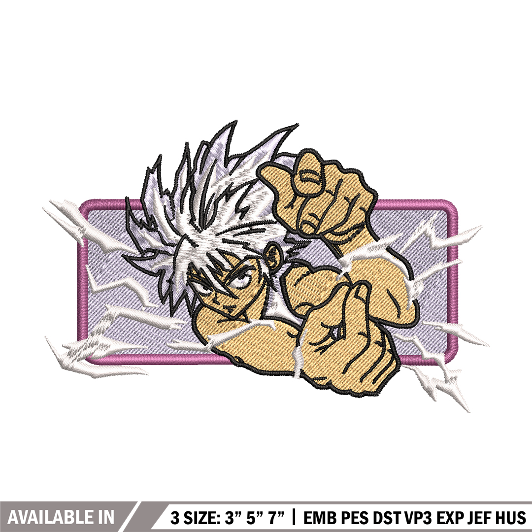 Killua Patterns Killua zoldyck embroidery design, hunter x hunter embroidery | Inspire ...