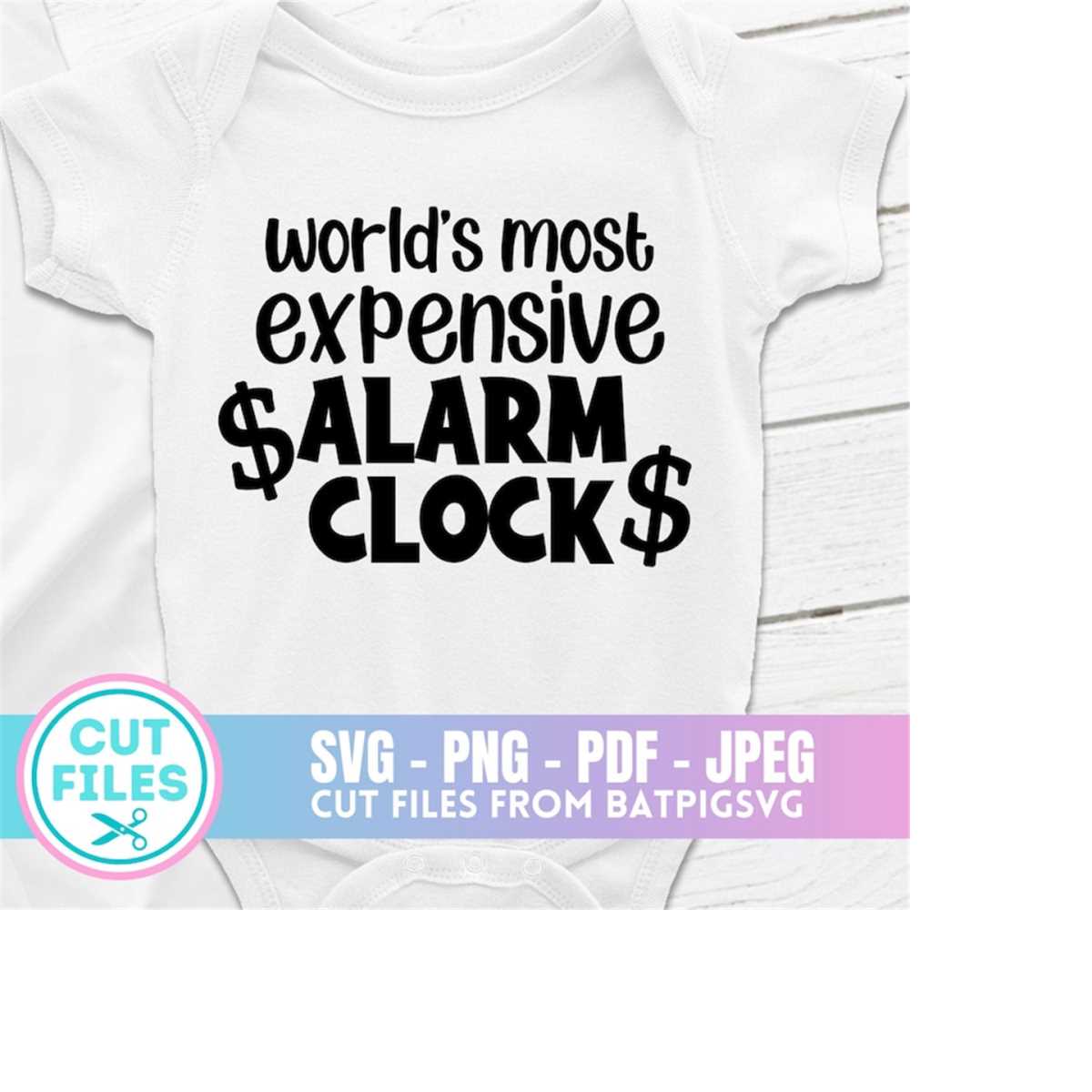 World's Most Expensive Alarm Clock SVG, Alarm Clock SVG, New Inspire