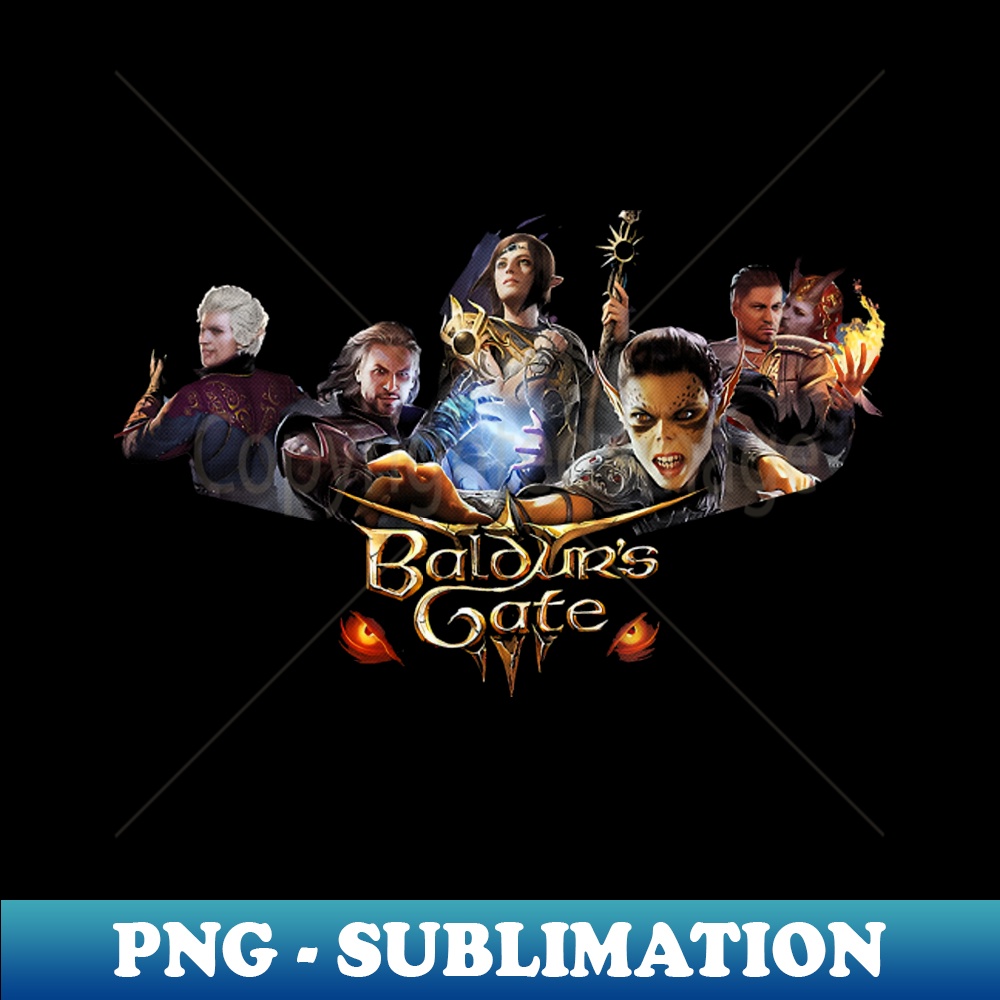 Baldurs Gate 3 PC - Premium PNG Sublimation File - Unleash Y | Inspire ...