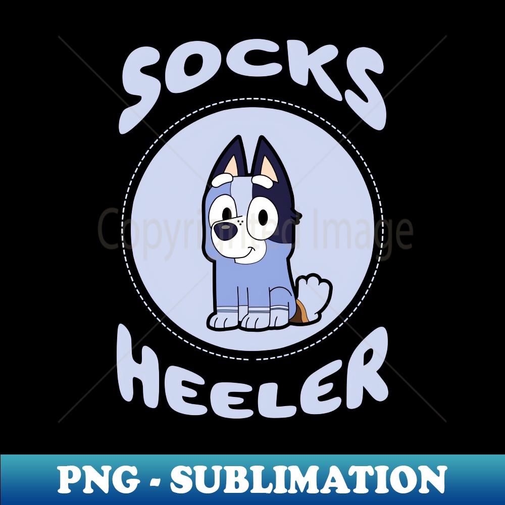 Socks Heeler II Signature Sublimation PNG File Perfect f Inspire
