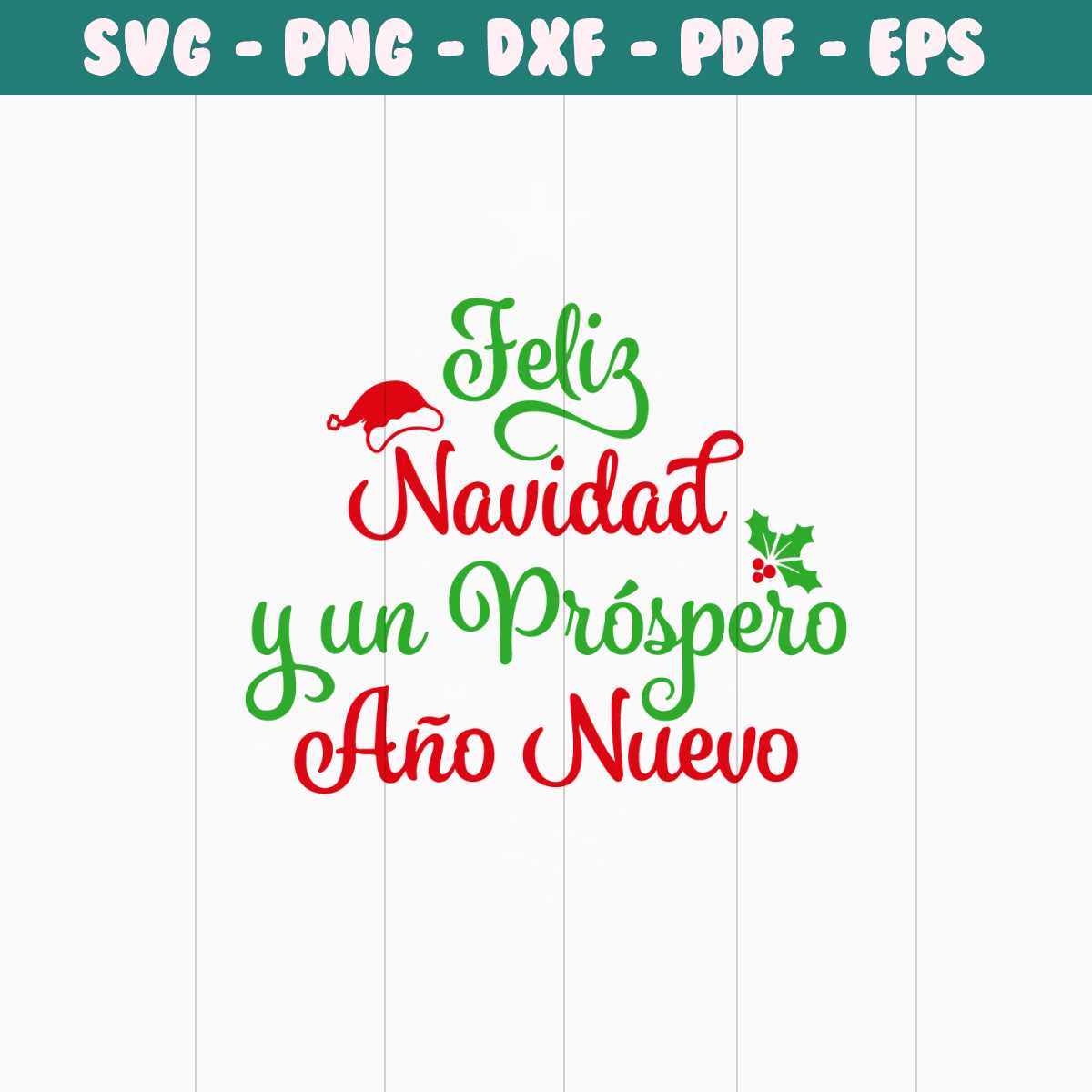 Spanish Christmas SVG, Feliz Navidad svg, Spanish SVG Cut an Inspire