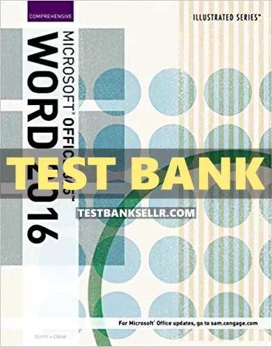 Test Bank for Illustrated Microsoft Office 365 and Word 2016 | Inspire ...