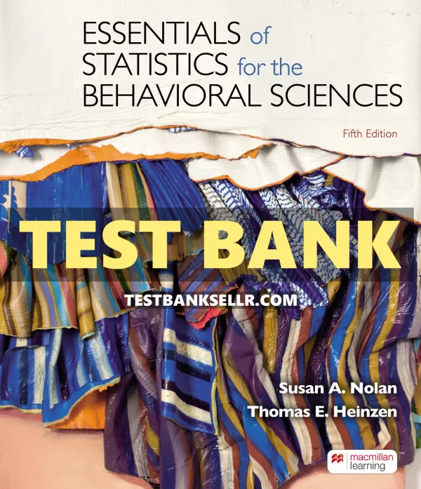 Test Bank for Essentials of Statistics for the Behavioral Sc | Inspire ...