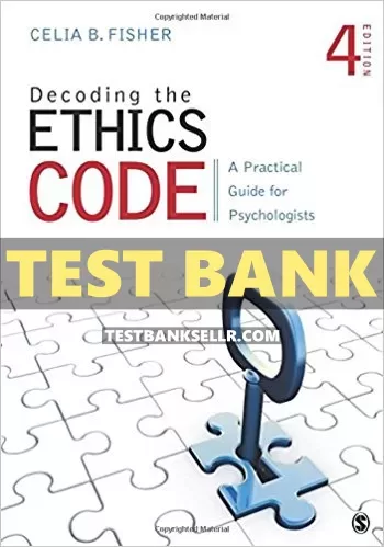 Test Bank For Decoding The Ethics Code Practical Guide For P Inspire