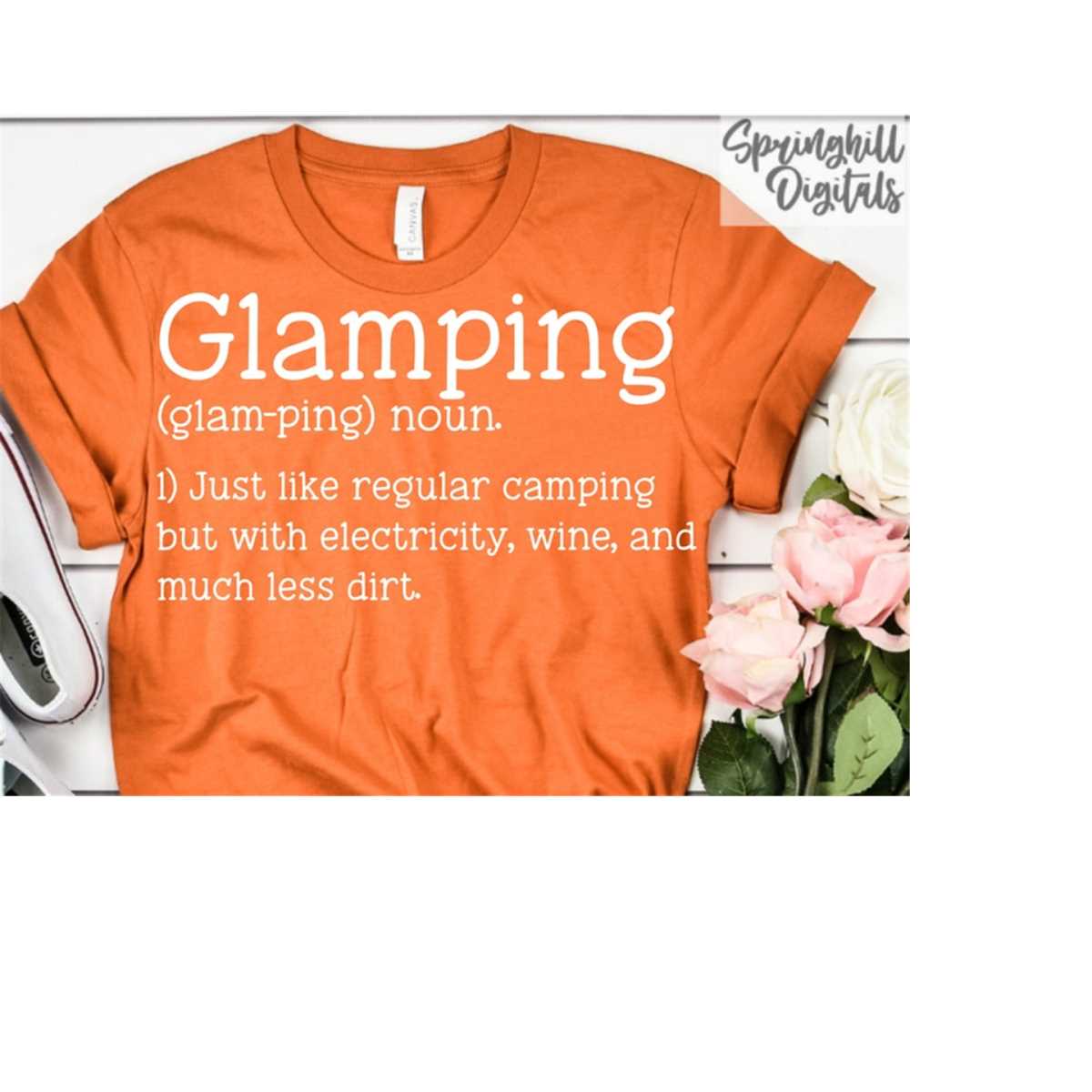 Glamping Svg Funny Camping Svgs Definition Cut Files C Inspire