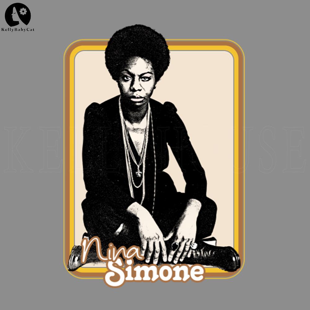 Nina Simone Original Retro Fan Art Design PNG, Digital Downl | Inspire ...