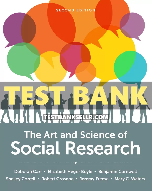 Test Bank for Art and Science of Social Research 2nd Edition | Inspire ...