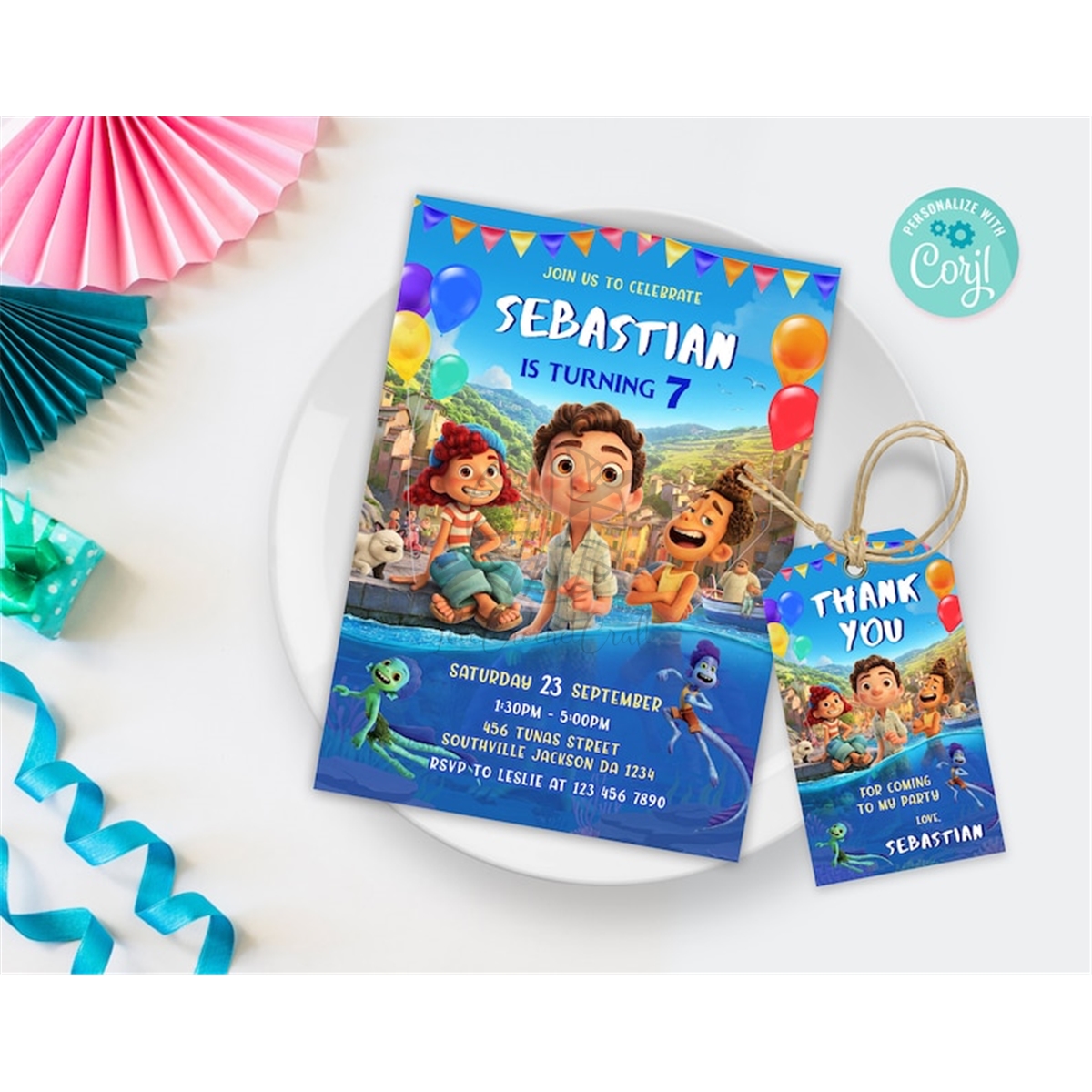 Kids Birthday Invitation Template Printable, kids Birthday I | Inspire Uplift