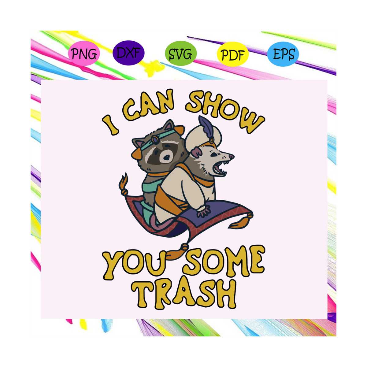 I can show you some trash svg, Raccoon Svg, Satan Svg, Hail - Inspire ...