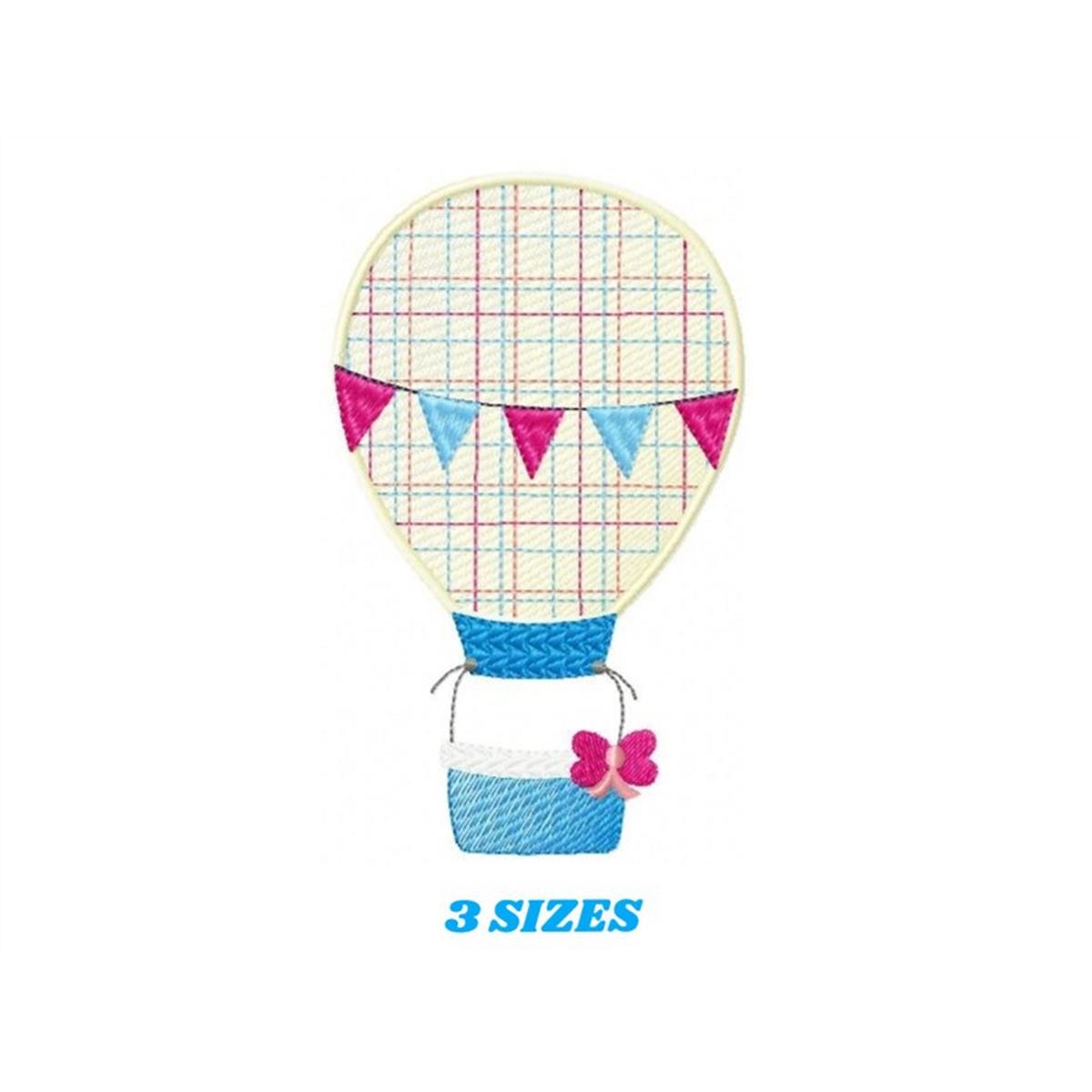 Balloon embroidery designs Hot air balloon embroidery desi Inspire