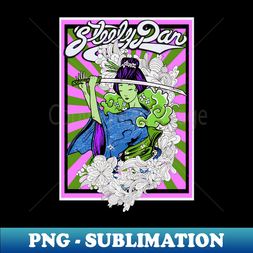 Japanse Style Steely Dan Fan Art Design Trendy Sublimation Inspire