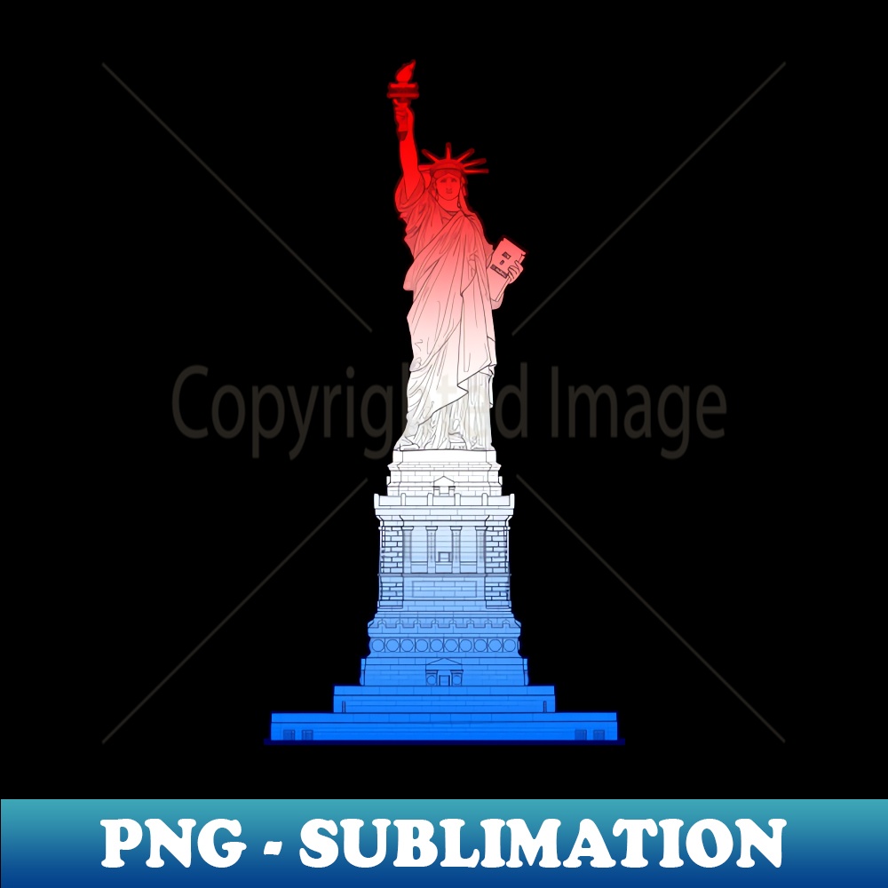 Statue of Liberty Elevation Drawing Premium Sublimation Di Inspire