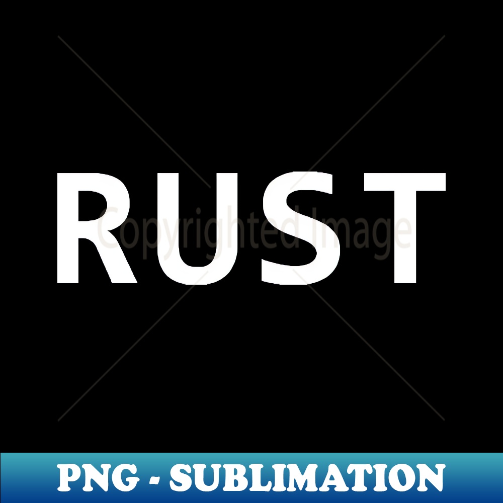 Rust programing language simple white logo - Aesthetic Subli | Inspire ...