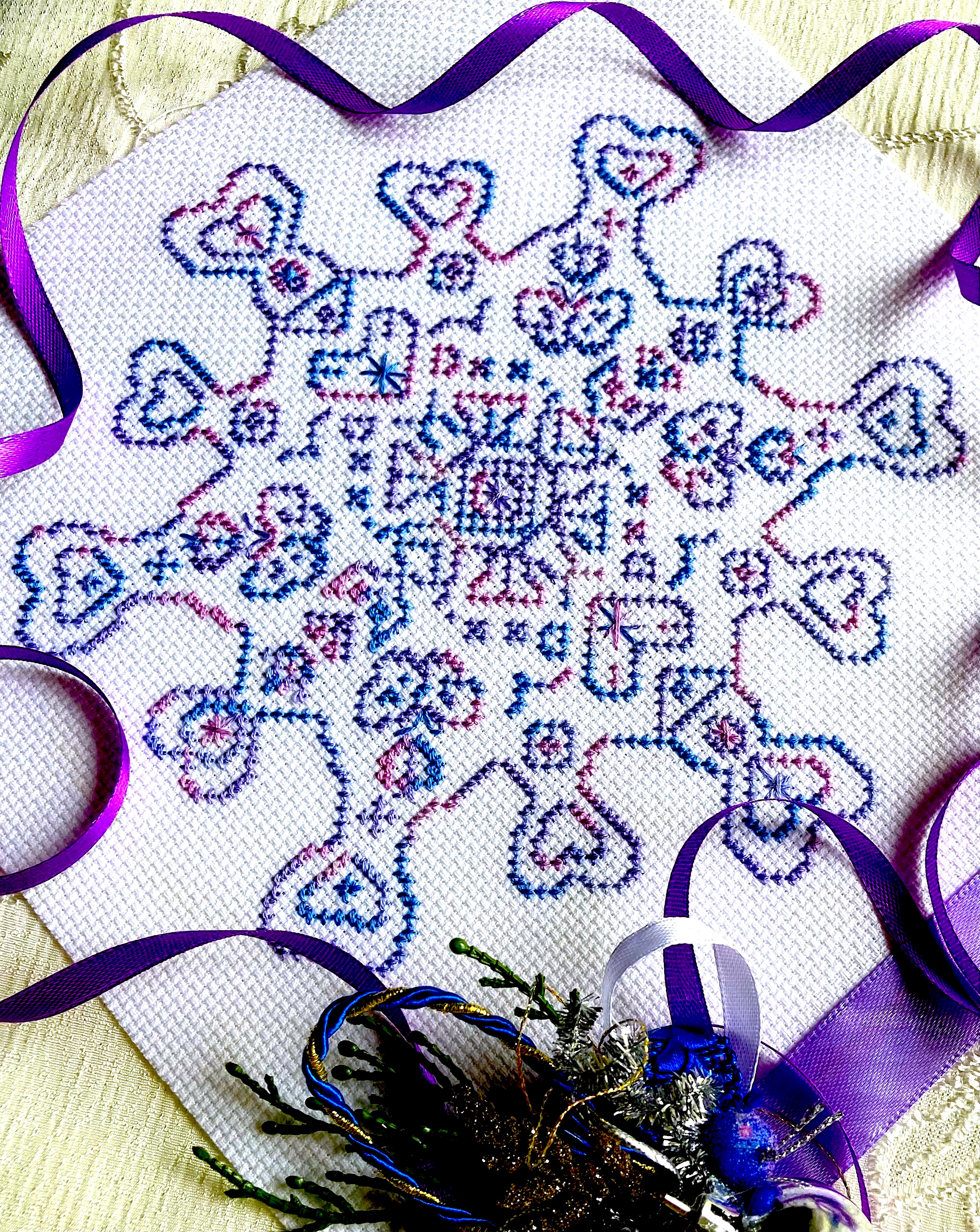 VARIEGATED FANTASY SNOWFLAKE cross stitch pattern PDF by Cro | Inspire ...
