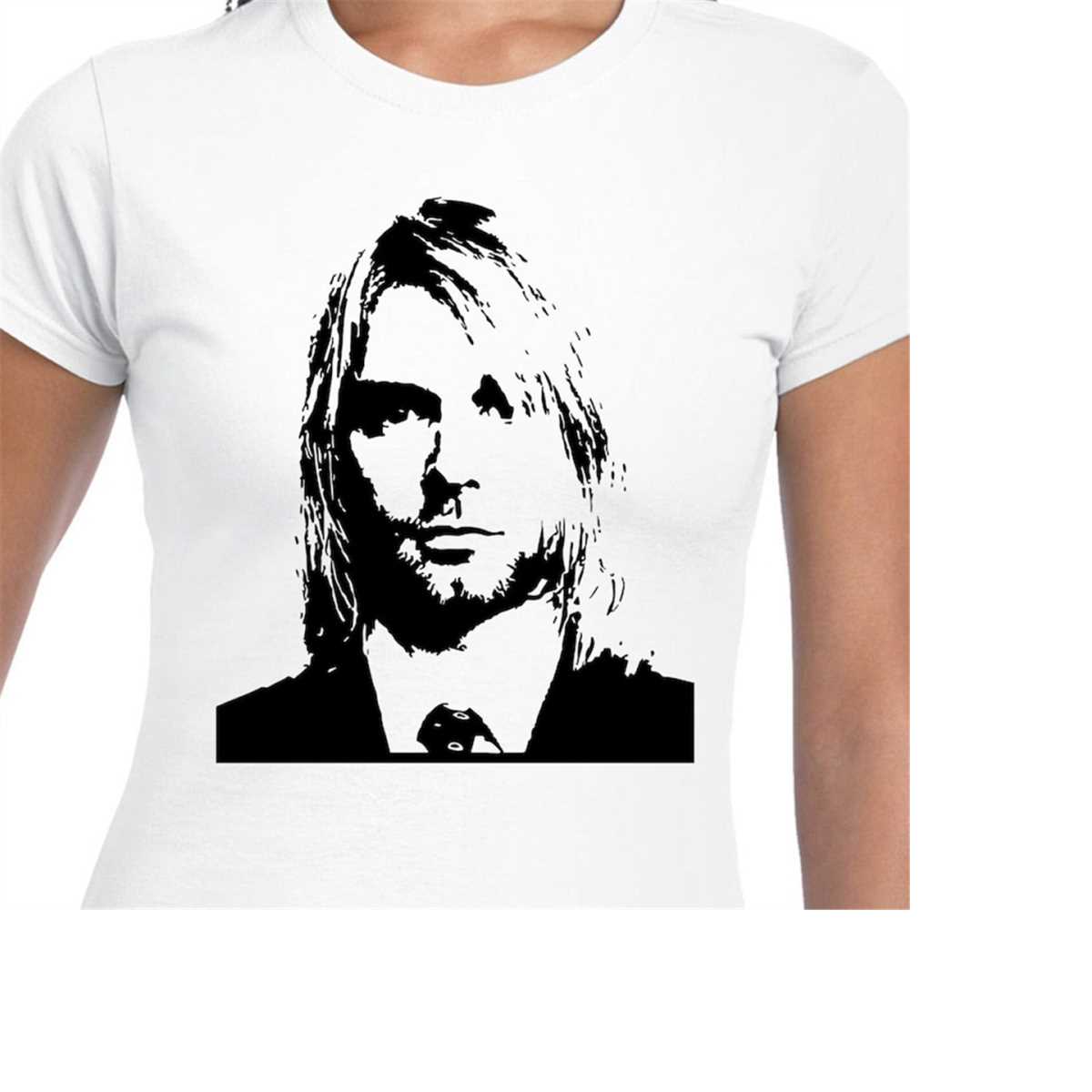 Kurt Cobain Cut Files | Cricut | Silhouette Cameo | Svg Cut - Inspire ...