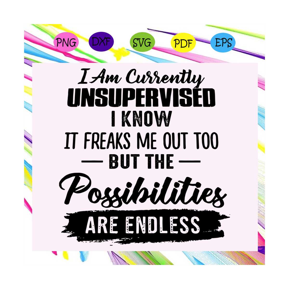 I Am Currently Unsupervised I Know It Freaks Me Out Too But
