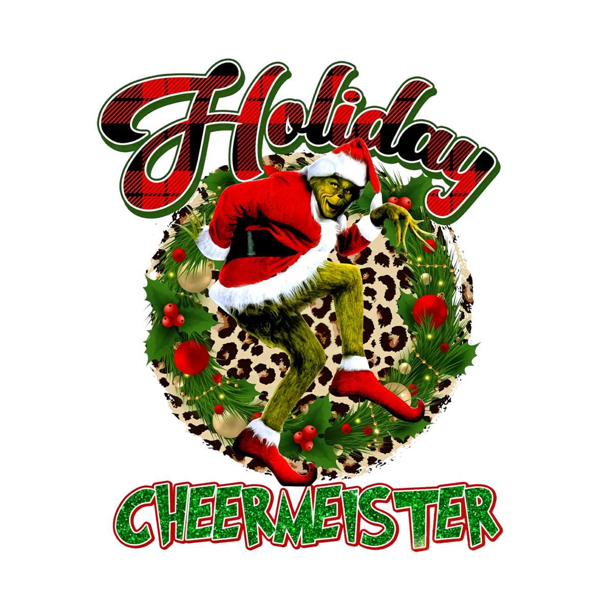Holiday Cheermeister Santa Claus Grinch PNG | Inspire Uplift