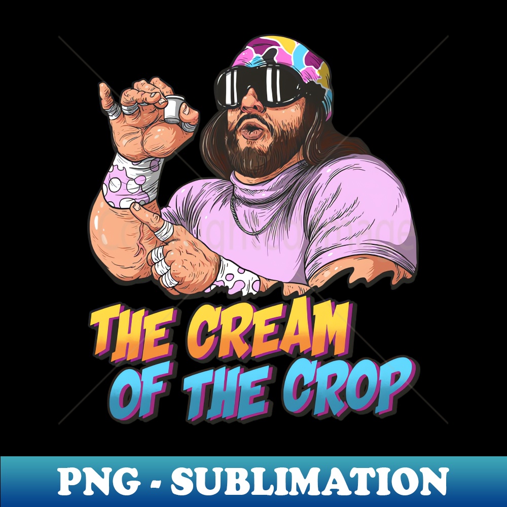 thumbnail image 2 of Macho Man Randy Savage 'Cream Of The Crop' T-Shirt – Official WWE Wrestling Legend Gear 2 of 4