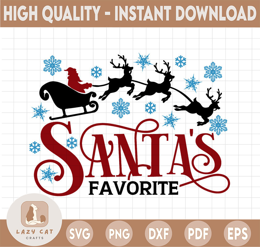 Santa Names Svg Santa svg, Christmas svg, Santas favorite cut file, png, dxf - Inspire ...