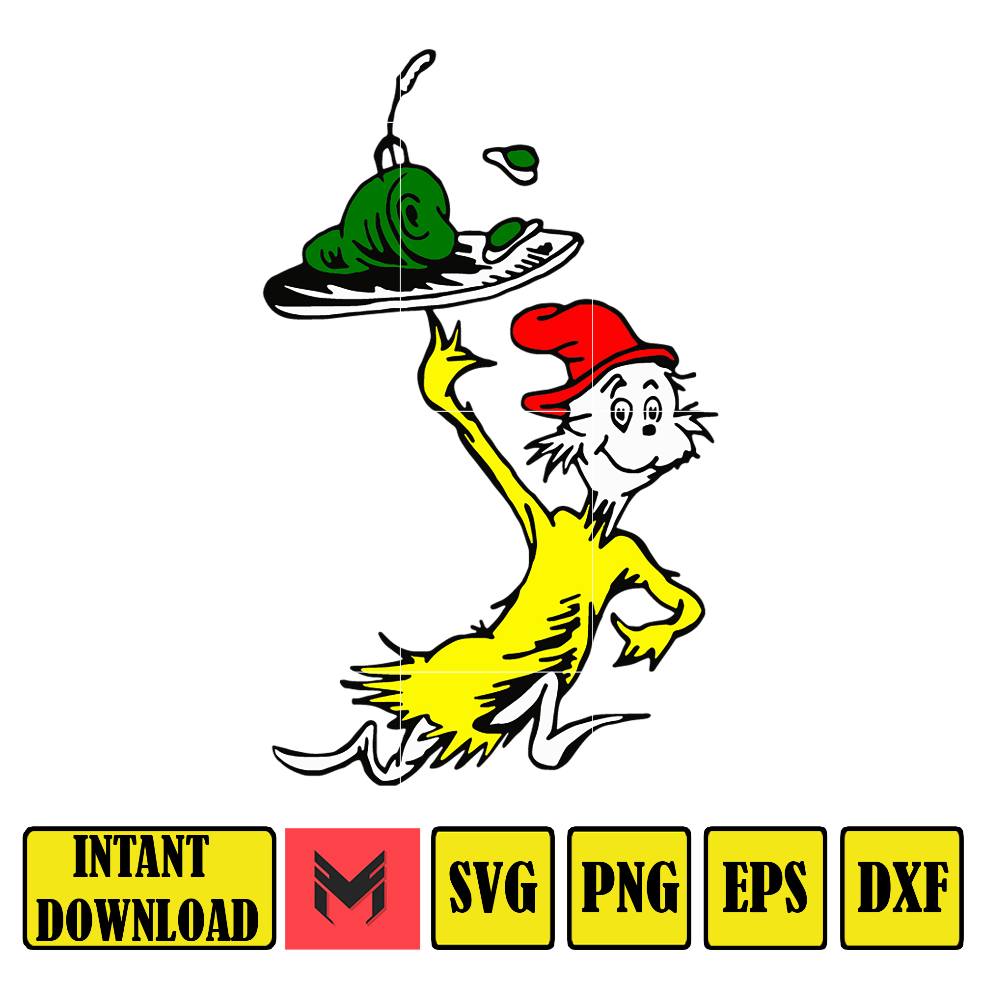 Dr.Suess Svg, Dxf, Png, Dr.Suess book Png, Dr. Suess Png, Su - Inspire