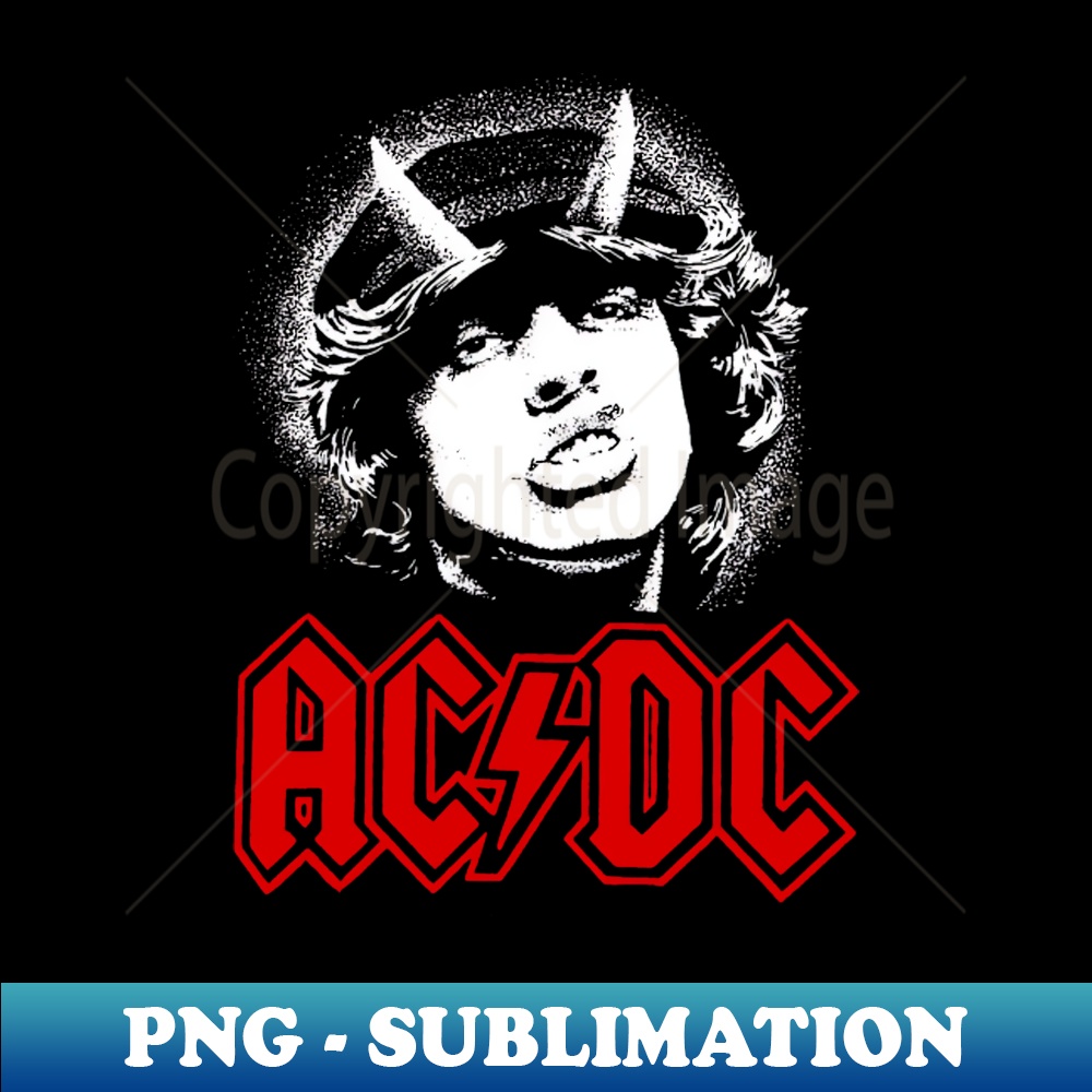 Acdc - Vintage Sublimation PNG Download - Vibrant and Eye-Ca - Inspire ...