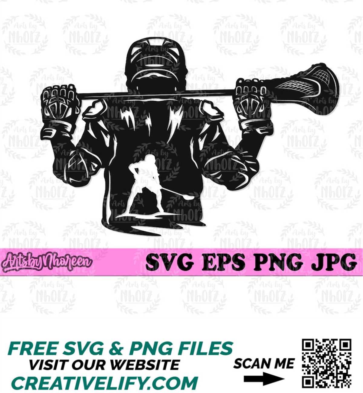 Lacrosse Player svg, Cradle Cut File, Cross Check Stencil, S Inspire