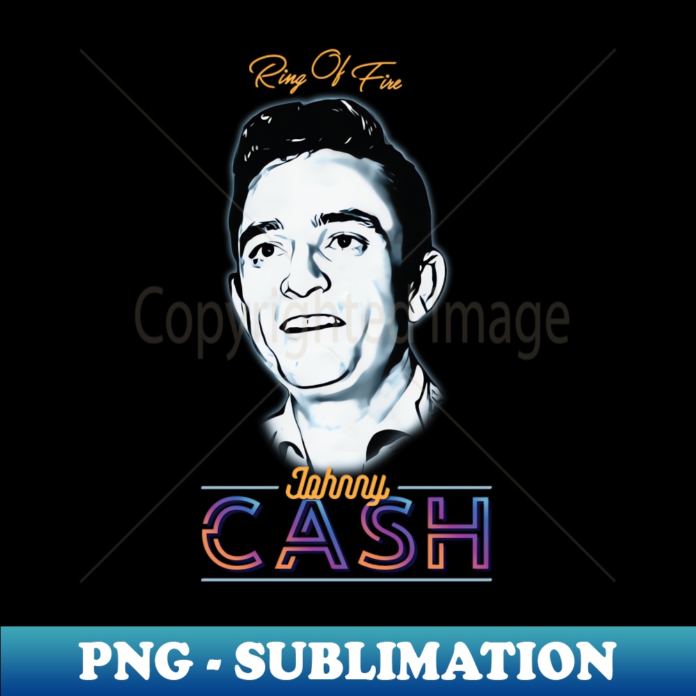 Johnny Cash - Ring of Fire - Professional Sublimation Digita - Inspire ...