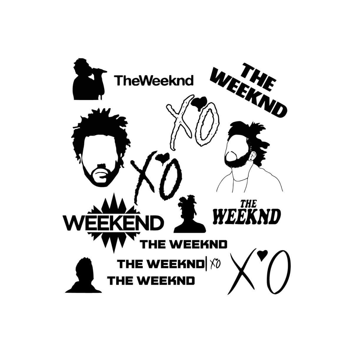 The weekend Vector Bundle, The weekend SVG, The weekend Silh | Inspire ...