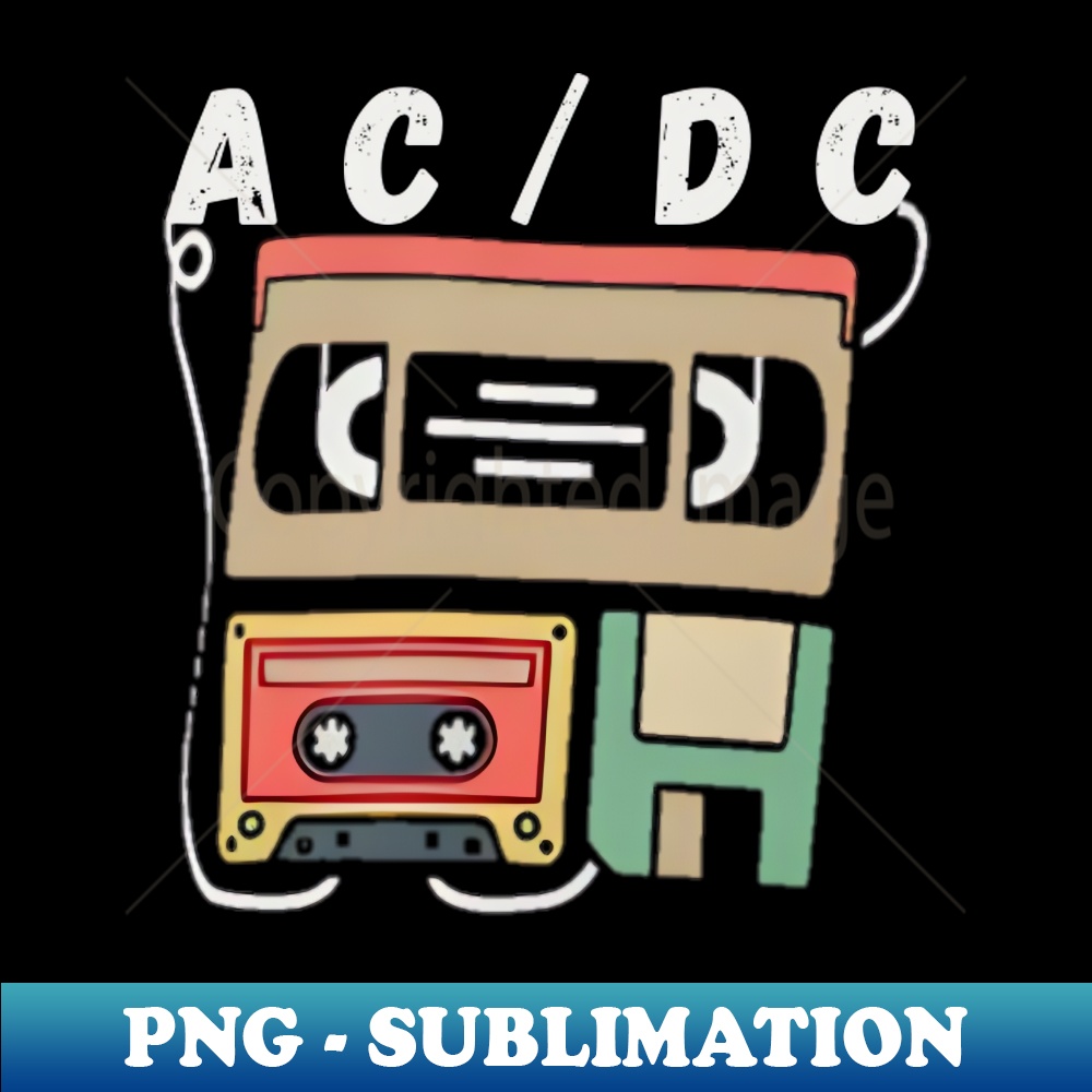 Acdc - Vintage Sublimation PNG Download - Unleash Your Creat | Inspire ...