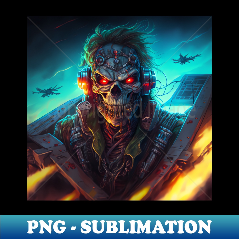 ZOMBIE IRON MAIDEN version 13 Instant Sublimation Digital Inspire Uplift