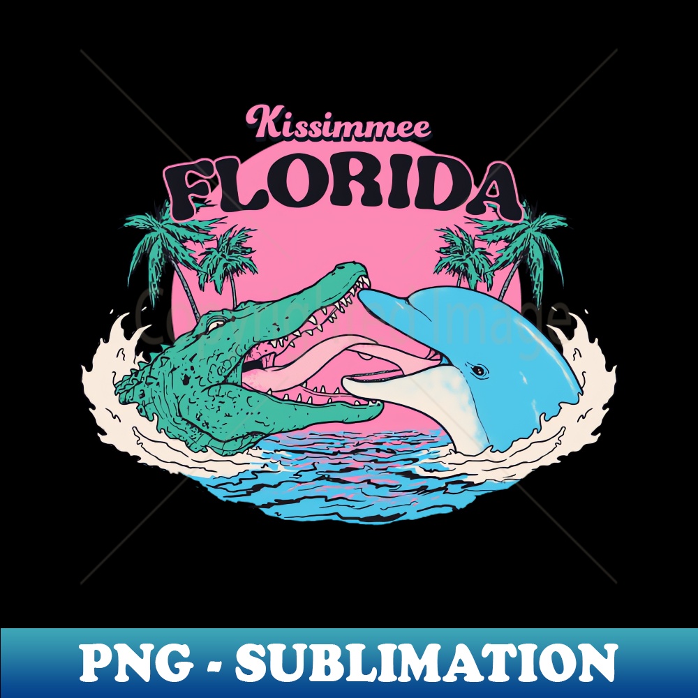Kissimmee Alligator Aesthetic Sublimation Digital File C Inspire