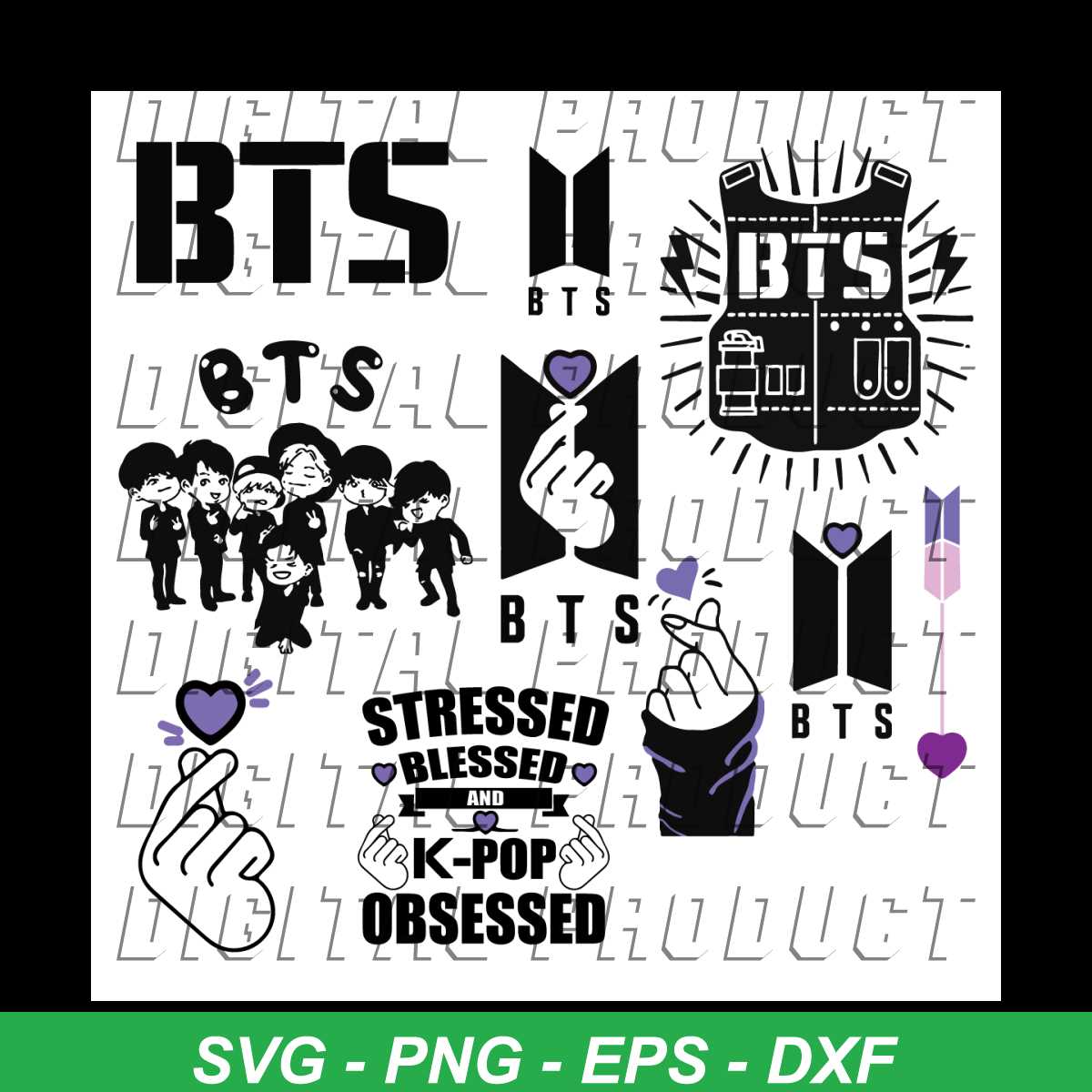 Bts Svg Bundle, Trending Svg, Bts Dynamite Svg, Bts Logo, Bt | Inspire ...