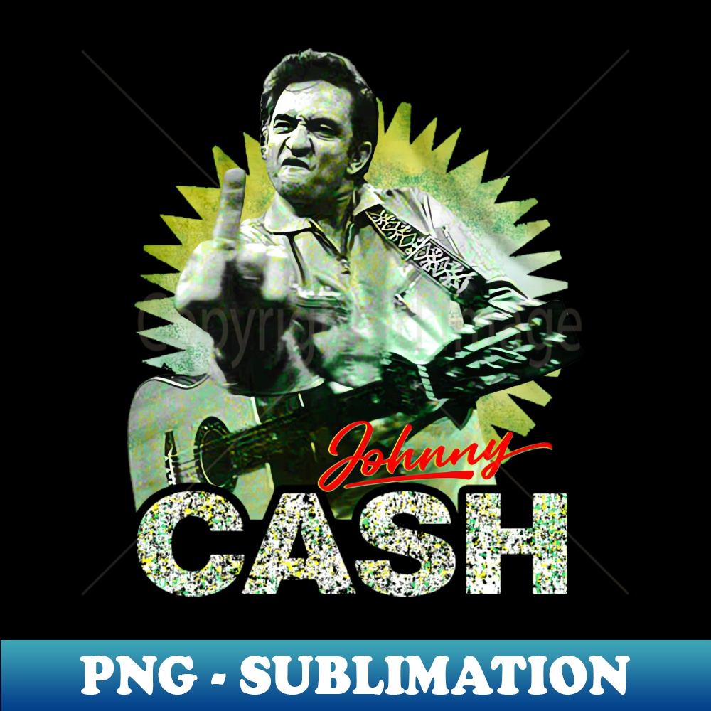 Vintage Johnny Cash - Premium Sublimation Digital Download - | Inspire ...