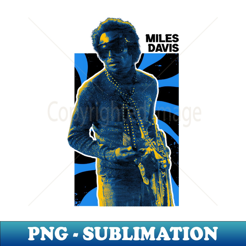 Retro Miles Davis - High-Resolution PNG Sublimation File - S | Inspire ...