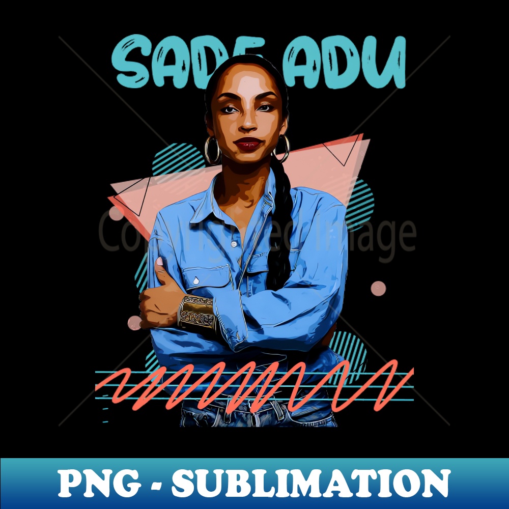 Retro Vintage Sade Adu Fan Art Design - Elegant Sublimation | Inspire ...