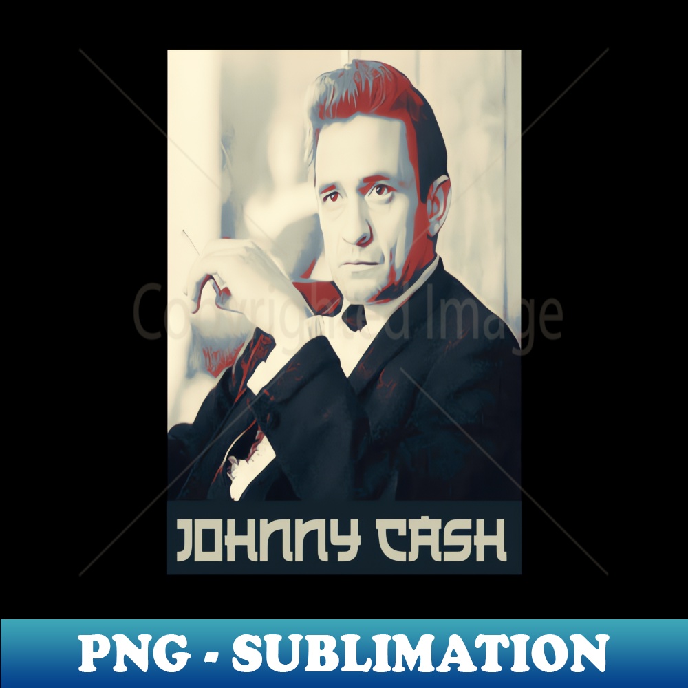 Black styles Johnny Cash - Modern Sublimation PNG File - Spi | Inspire ...