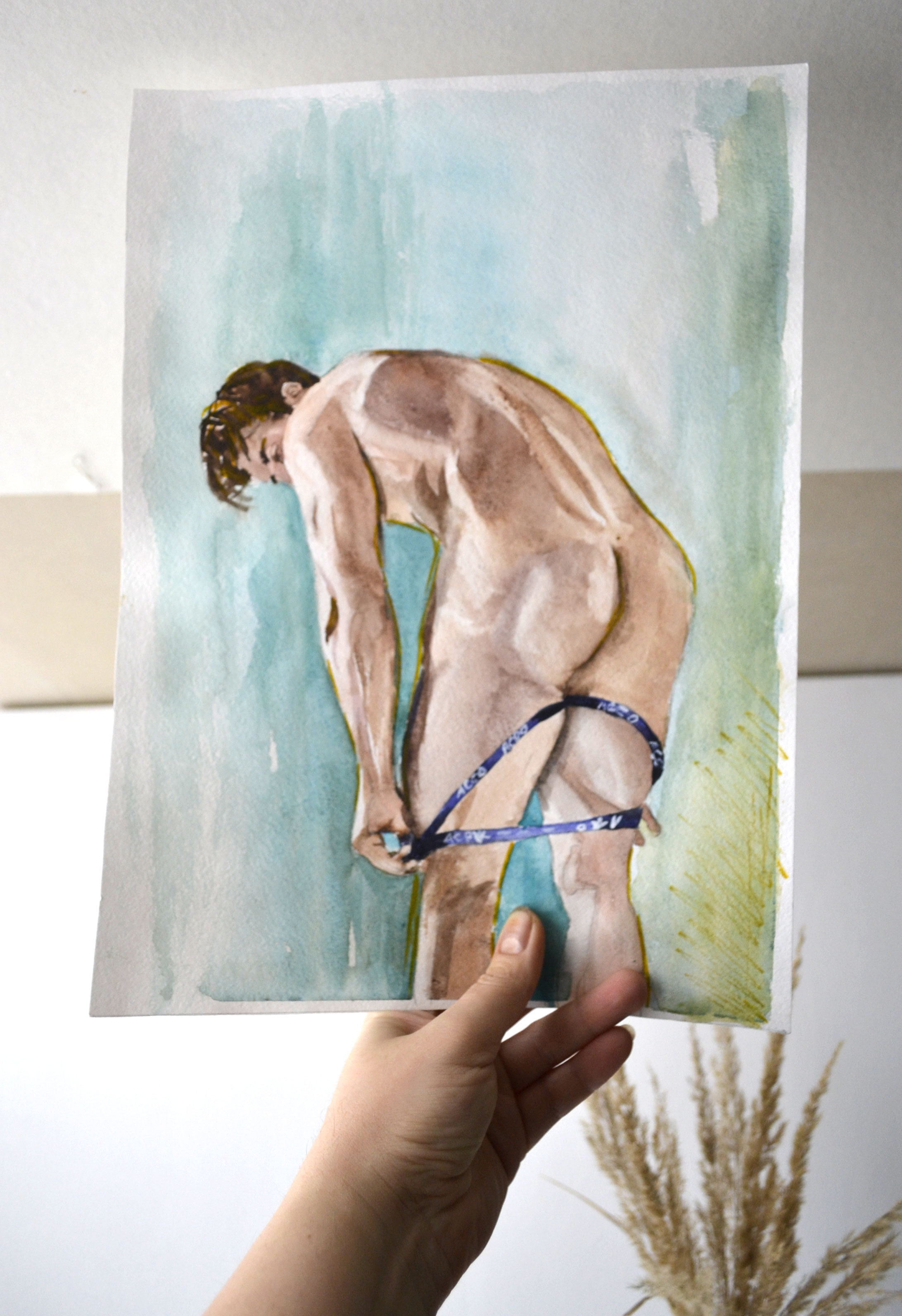 Real painting Nude-Art 