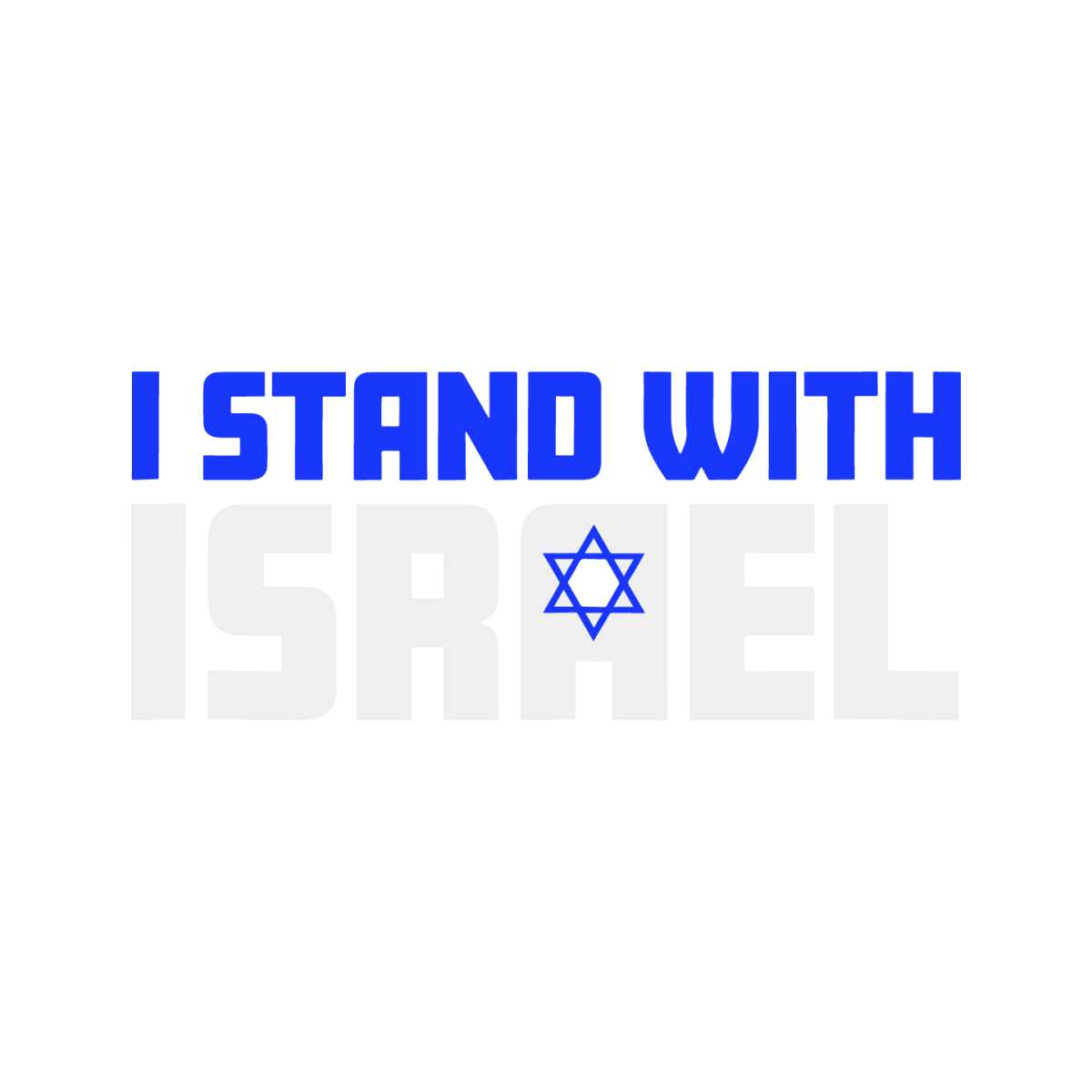 Support Israel Stand With Israel SVG Graphic Design File | Inspire Uplift