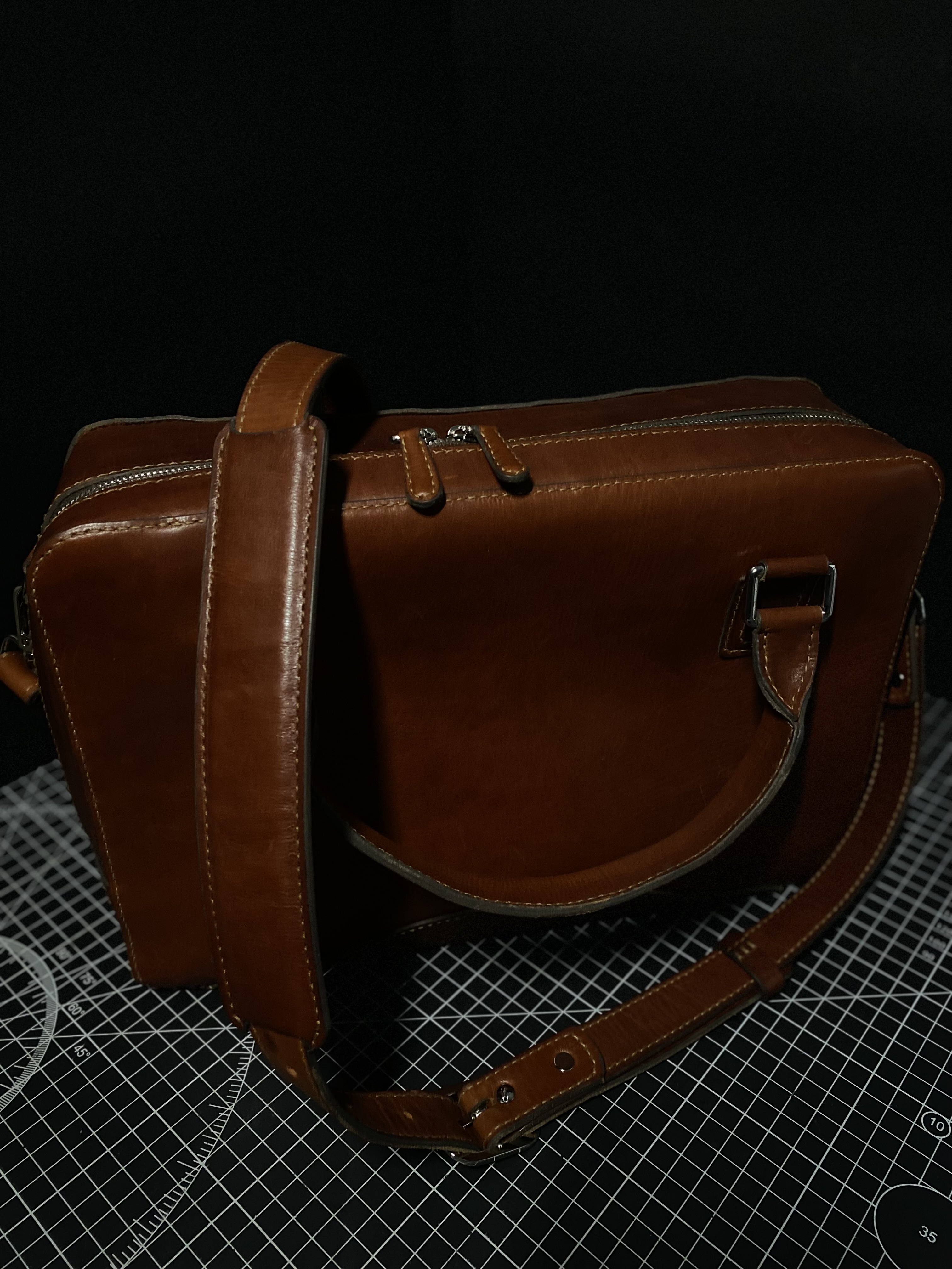 DIY leather shoulder bag Digital leather bag PDF Leather Inspire