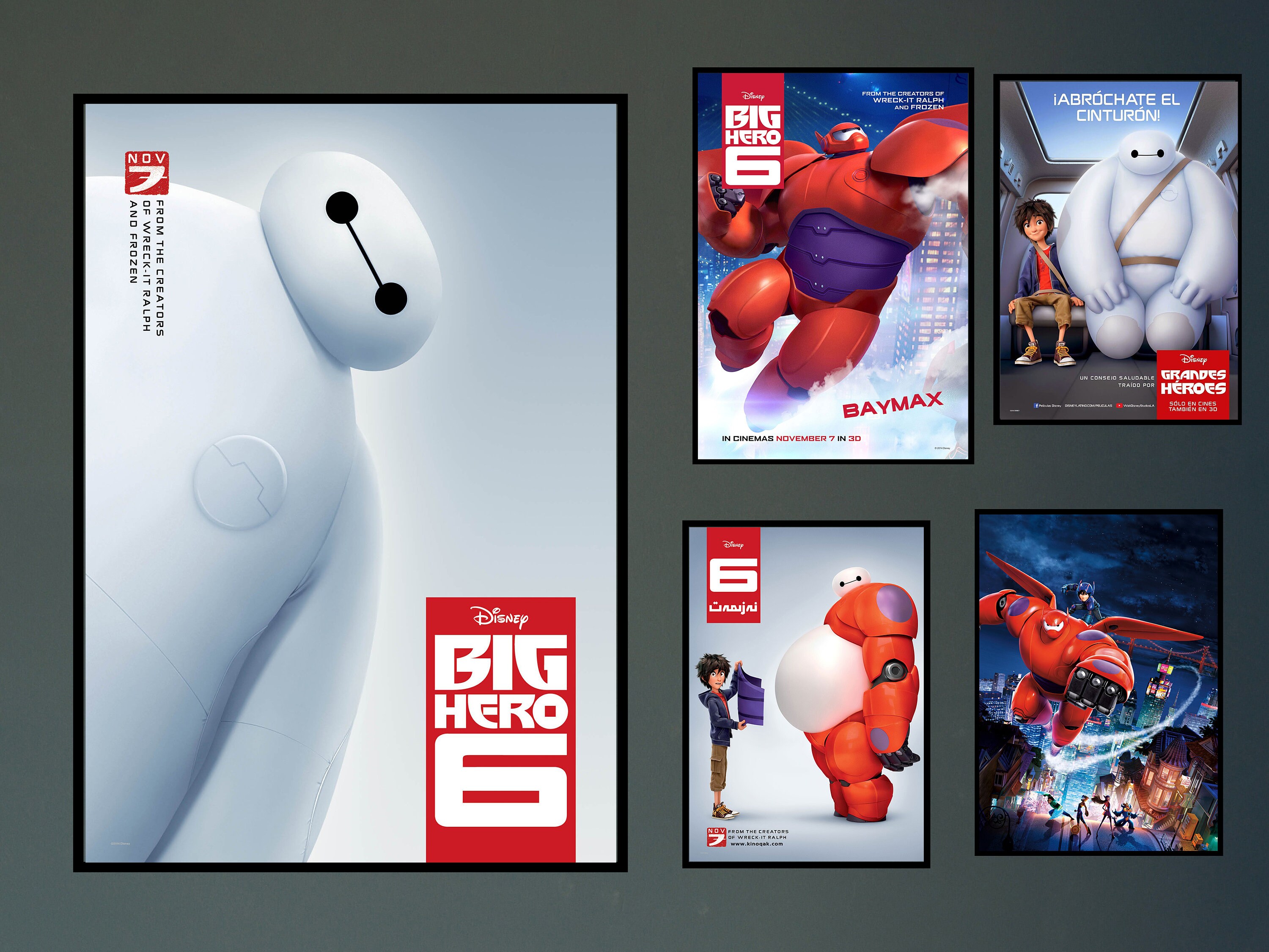 Big Hero 6 Movie Poster 2023 FilmDune Room Decor Wall …