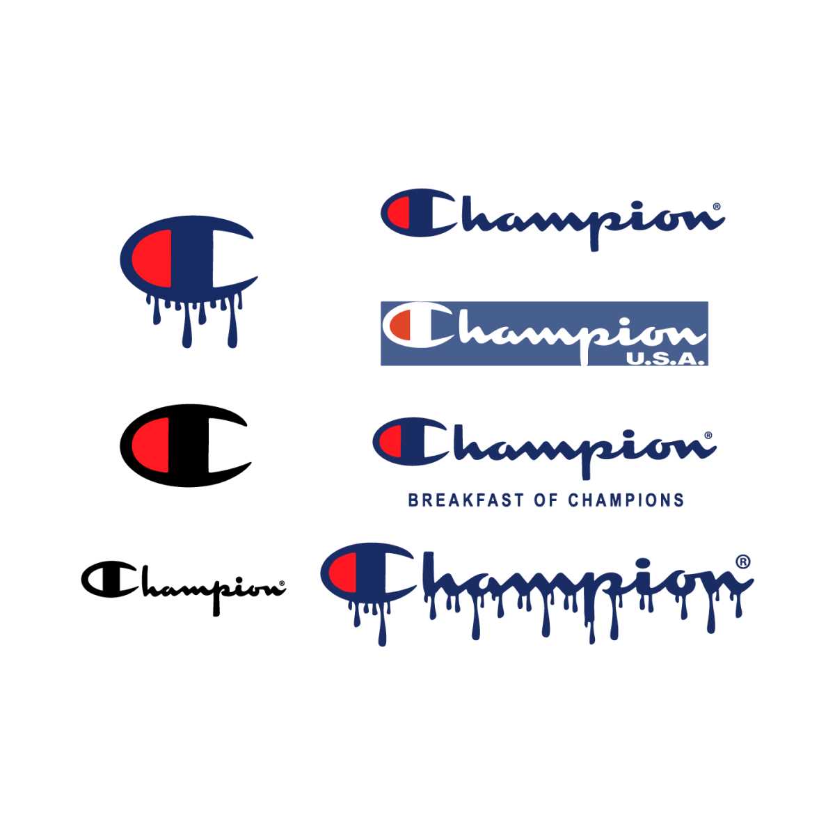 Logo Cheemps Champion Dripping Logo Svg Bundle, Trending Svg, Champion Lo | Inspire ...