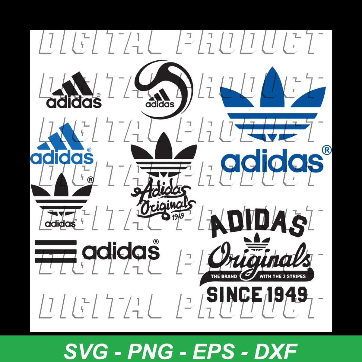 Adidas Logo Svg Bundle, Trending Svg, Adidas Svg, Adidas Log - Inspire