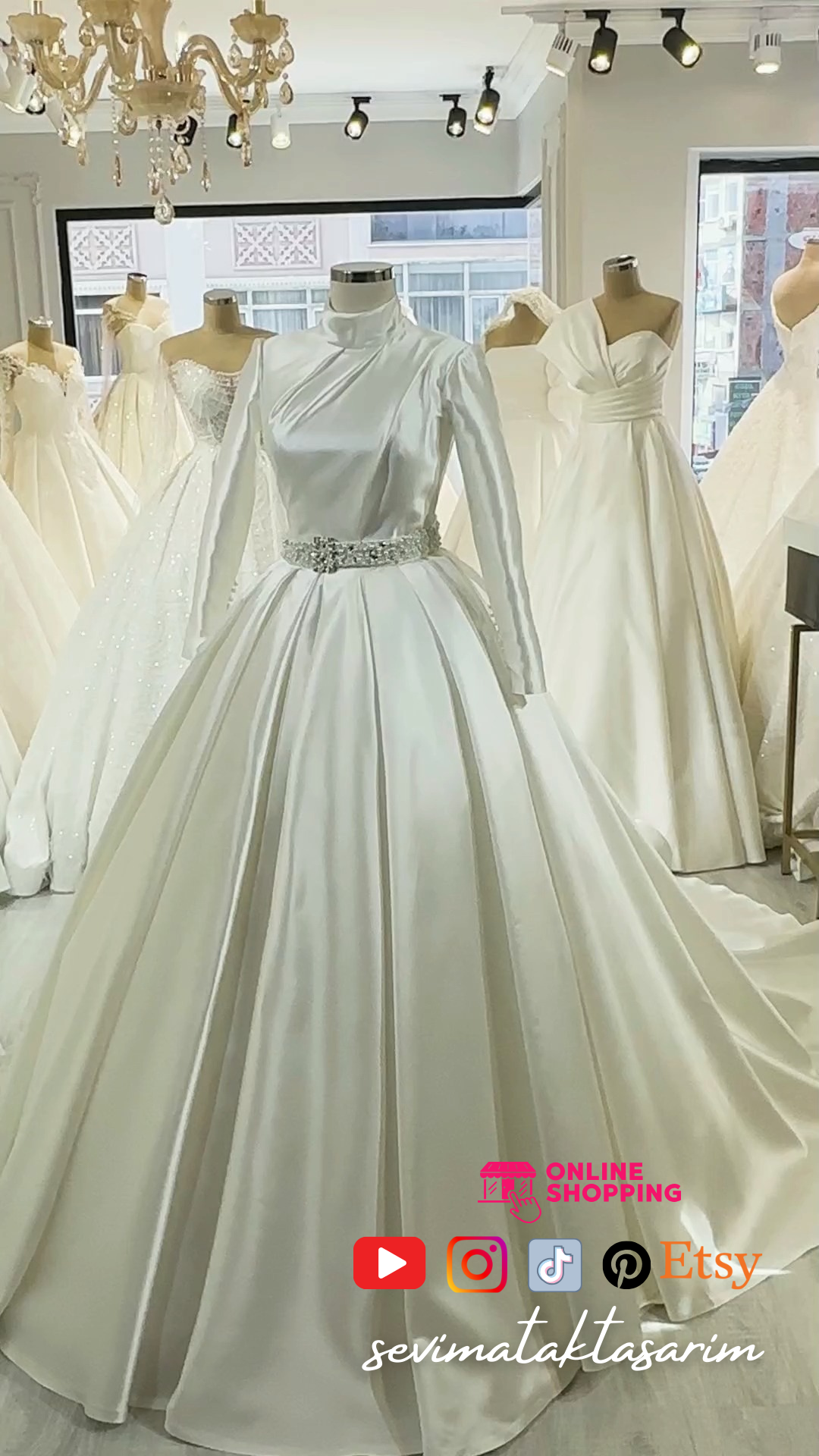 Verona fabric, pearl embroidered belted wedding dress, compl Inspire — free download